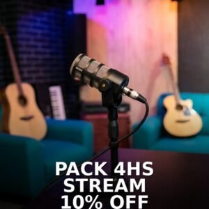 Pack 4hs Streaming 1 Cámara Full (10% OFF)